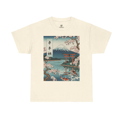 Japanese Sakura Mount Fuji T-Shirt