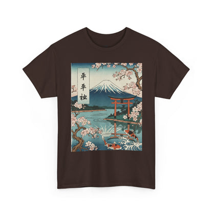 Japanese Sakura Mount Fuji T-Shirt