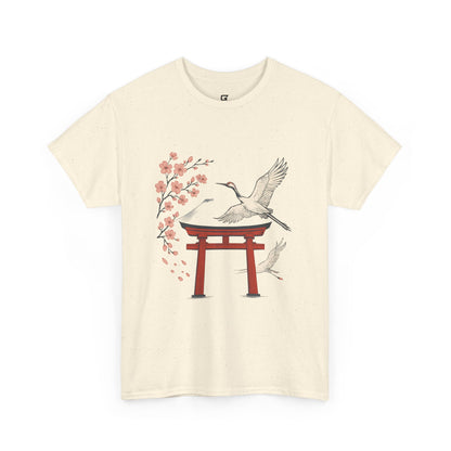 Japanese Torii Crane T-Shirt