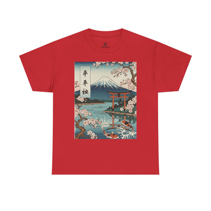 Japanese Sakura Mount Fuji T-Shirt