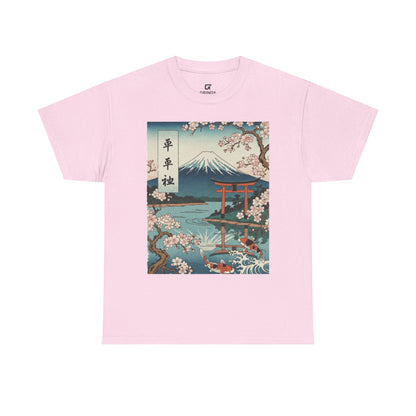 Japanese Sakura Mount Fuji T-Shirt