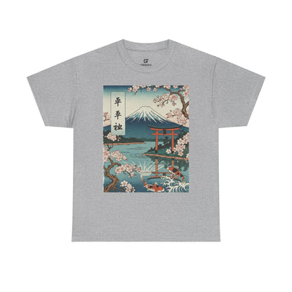 Japanese Sakura Mount Fuji T-Shirt