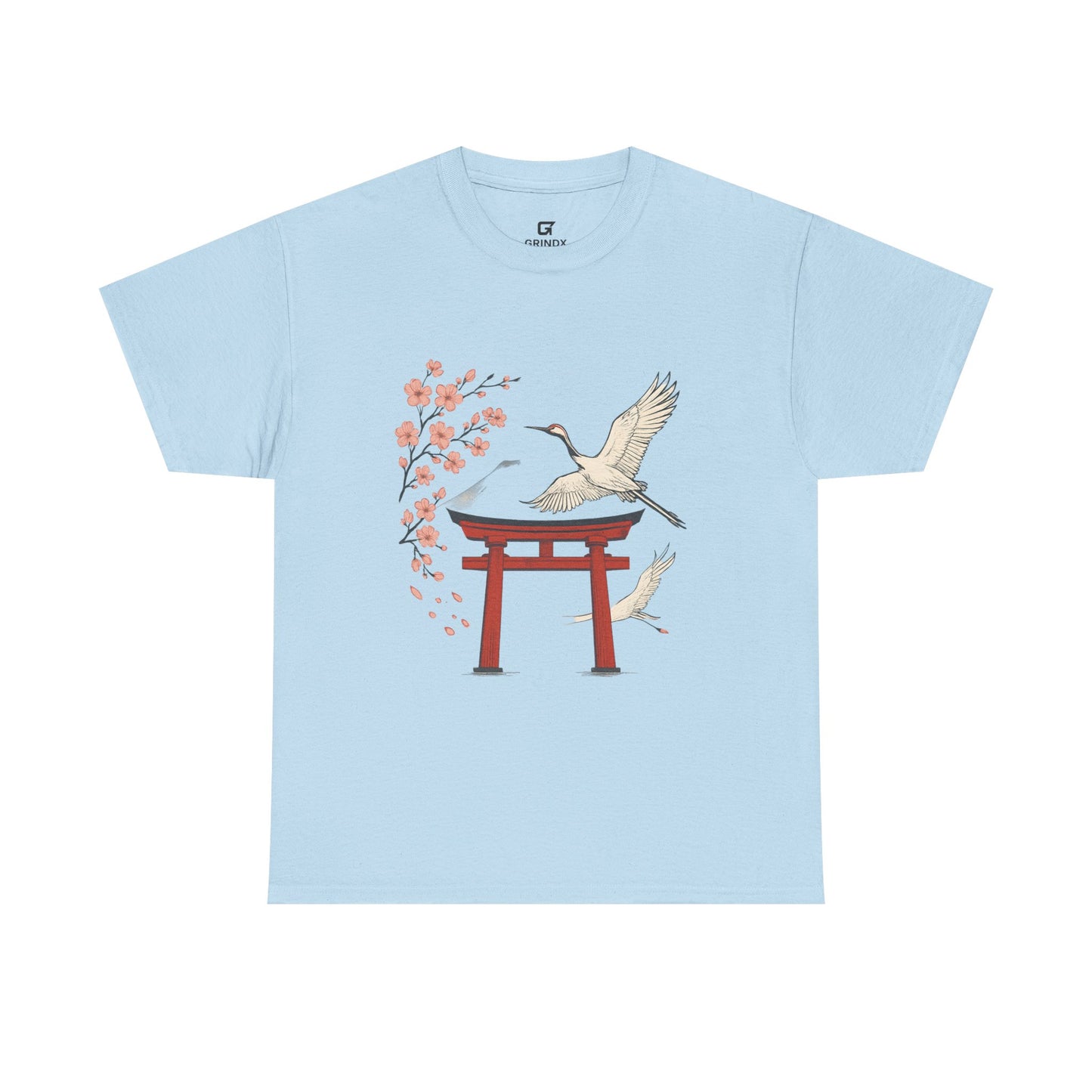 Japanese Torii Crane T-Shirt