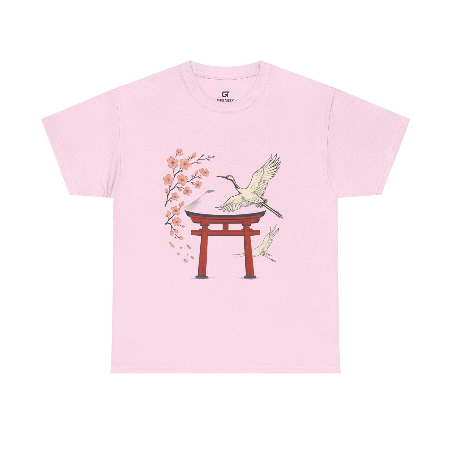 Japanese Torii Crane T-Shirt