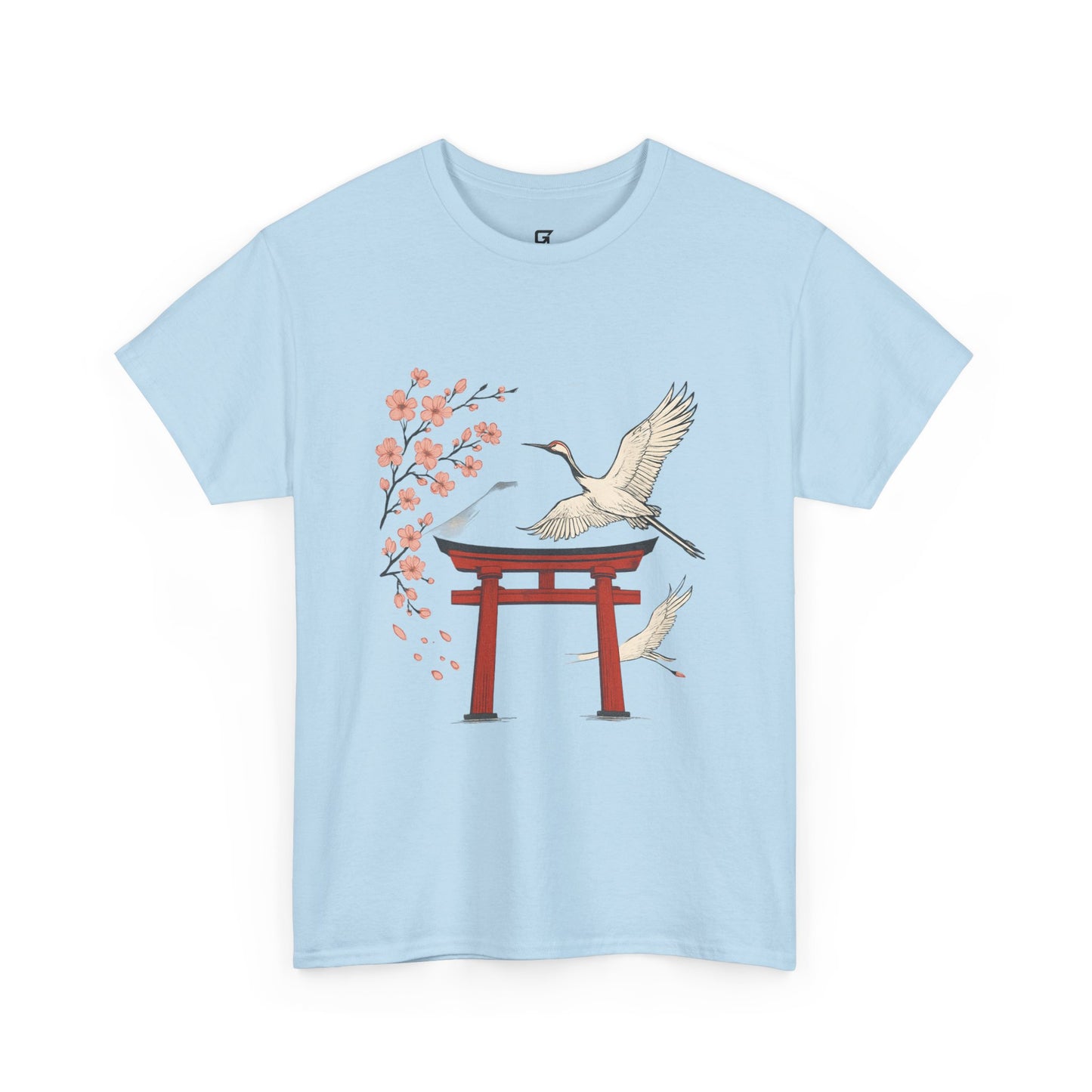Japanese Torii Crane T-Shirt