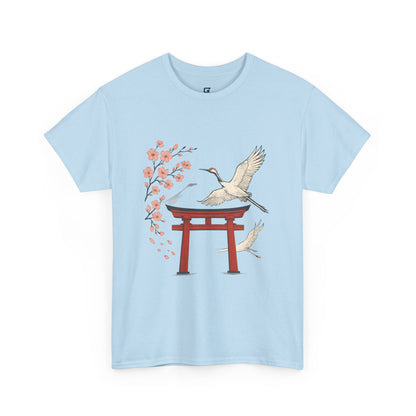 Japanese Torii Crane T-Shirt