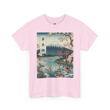 Japanese Sakura Mount Fuji T-Shirt