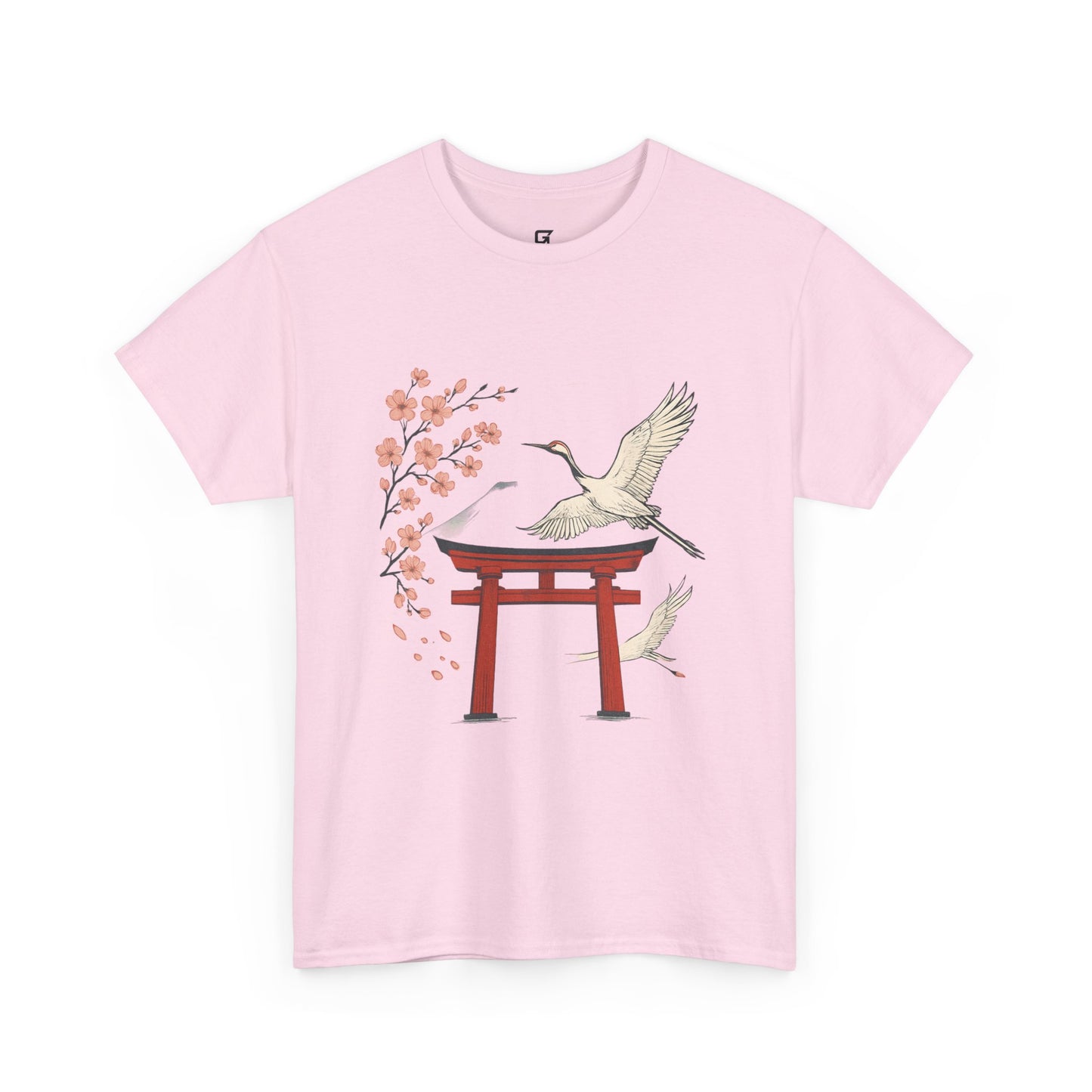 Japanese Torii Crane T-Shirt