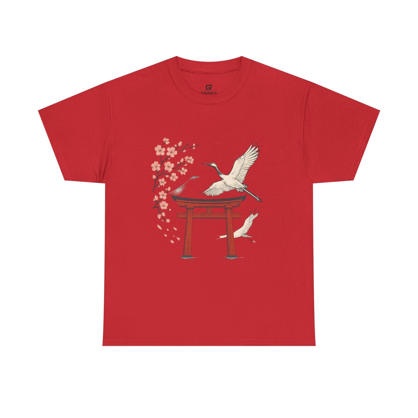 Japanese Torii Crane T-Shirt