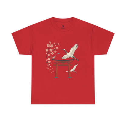 Japanese Torii Crane T-Shirt