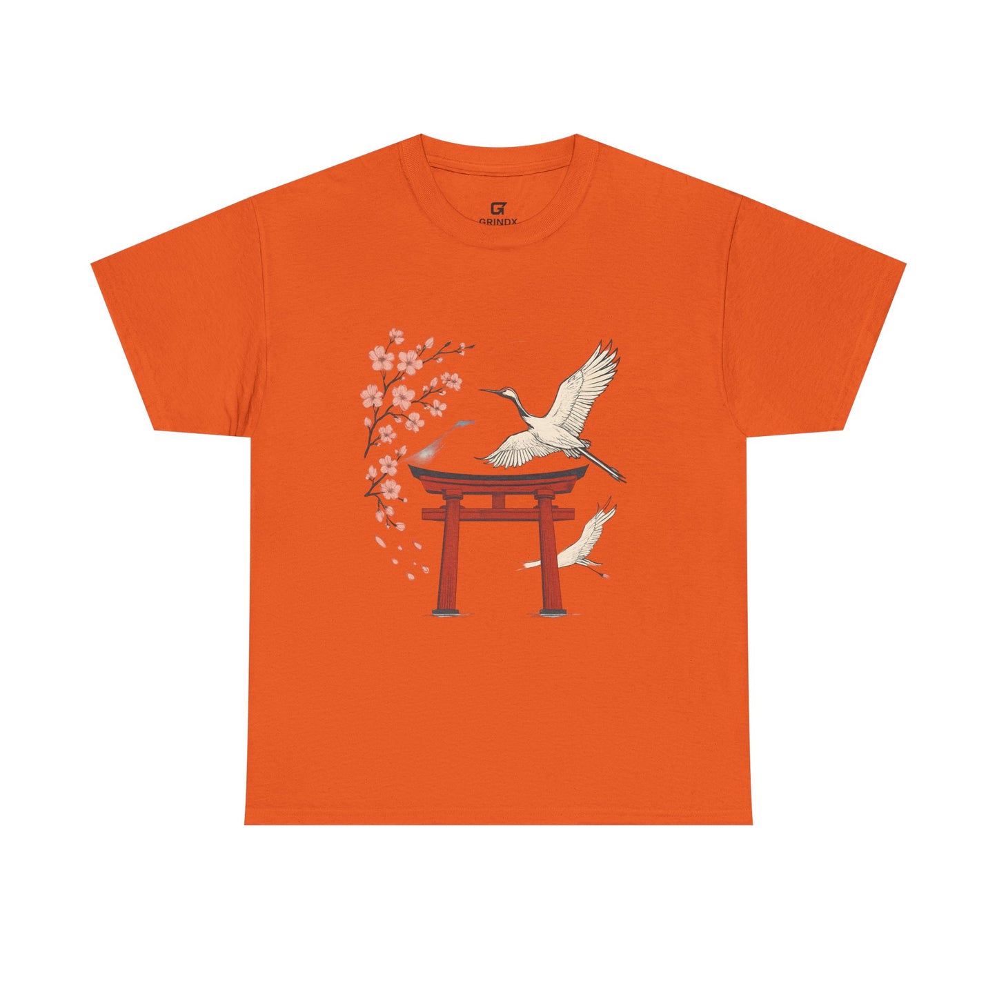 Japanese Torii Crane T-Shirt