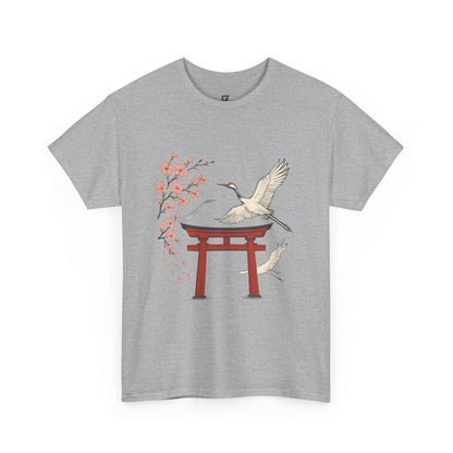 Japanese Torii Crane T-Shirt