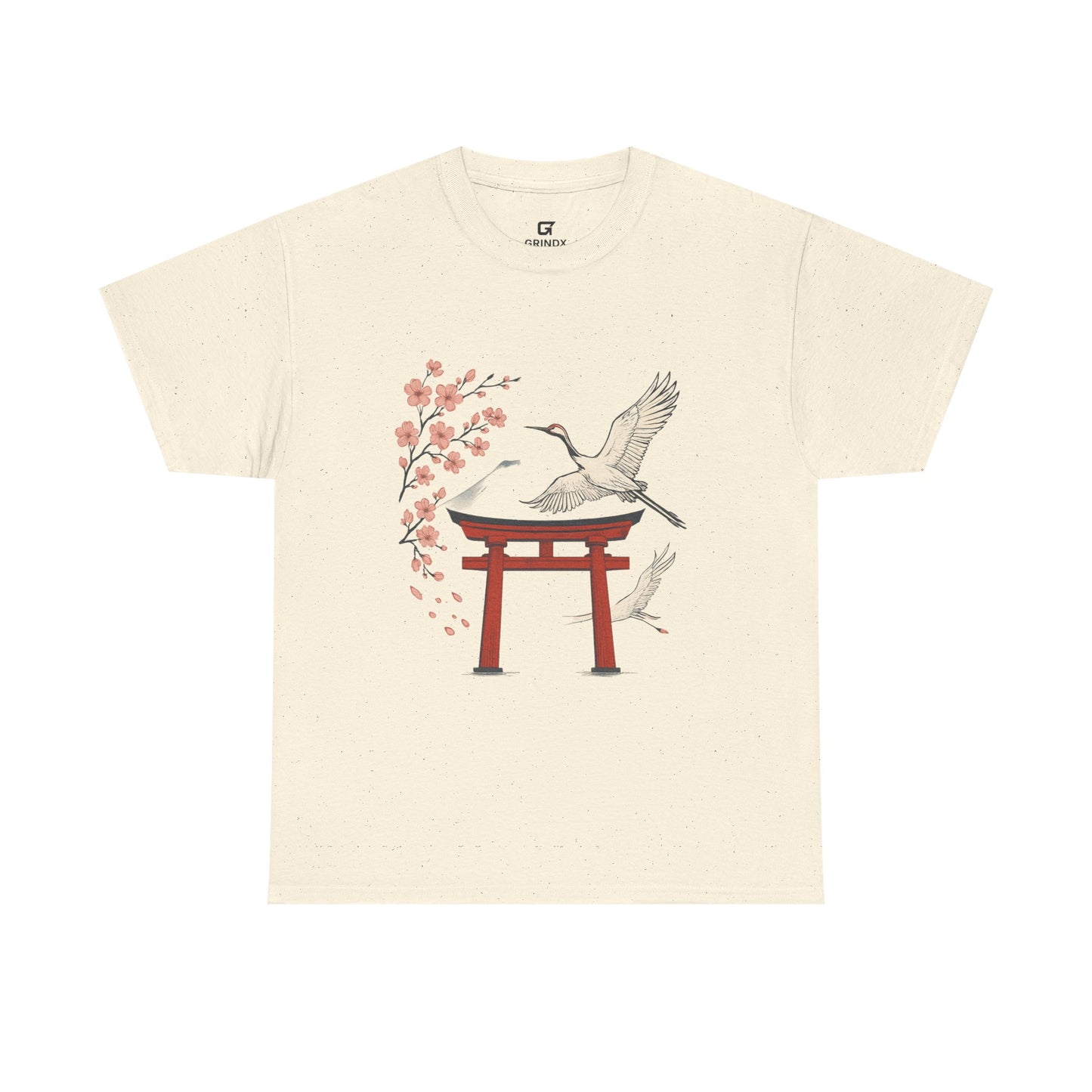 Japanese Torii Crane T-Shirt