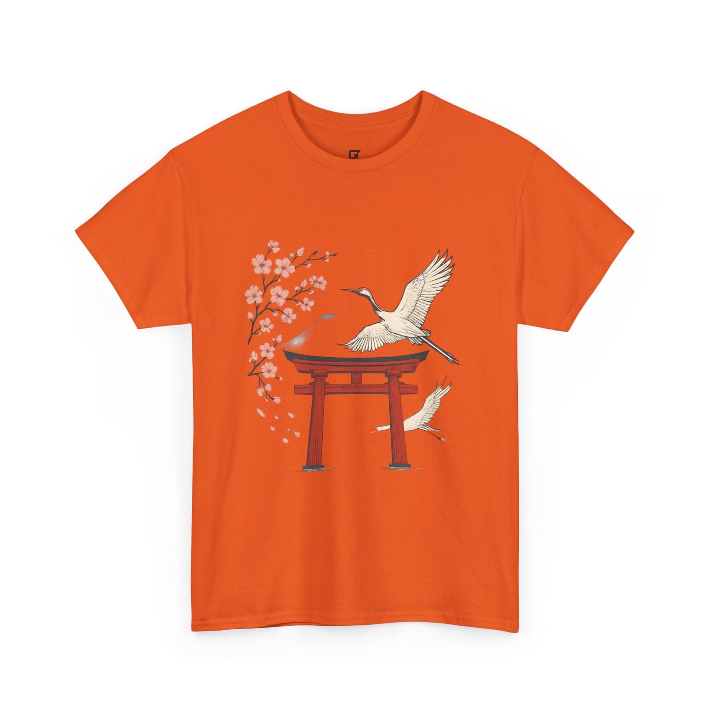 Japanese Torii Crane T-Shirt