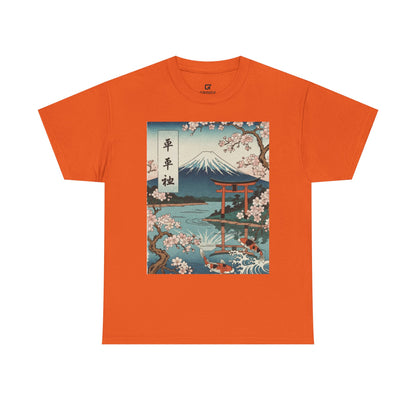 Japanese Sakura Mount Fuji T-Shirt